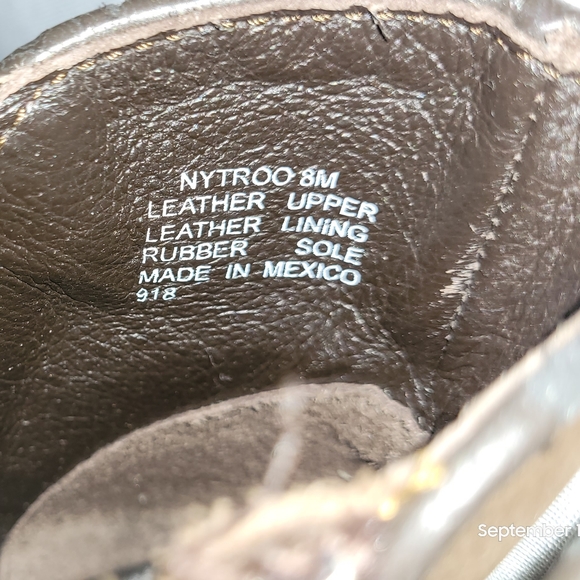 Steve Madden Leather Ankle Boots, (Brown - Size 8) - Picture 6 of 11